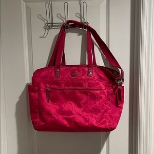 Coach Vibrant Pink Tote Bag